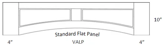 EB10-VALP-48 Elegant White Valance