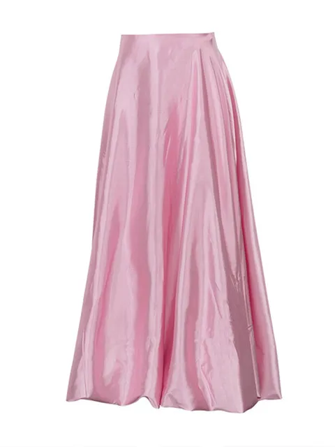 Elegant Satin Skirt