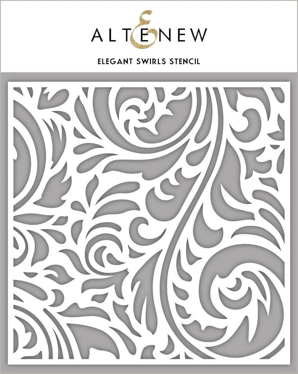 Elegant Swirls Stencil