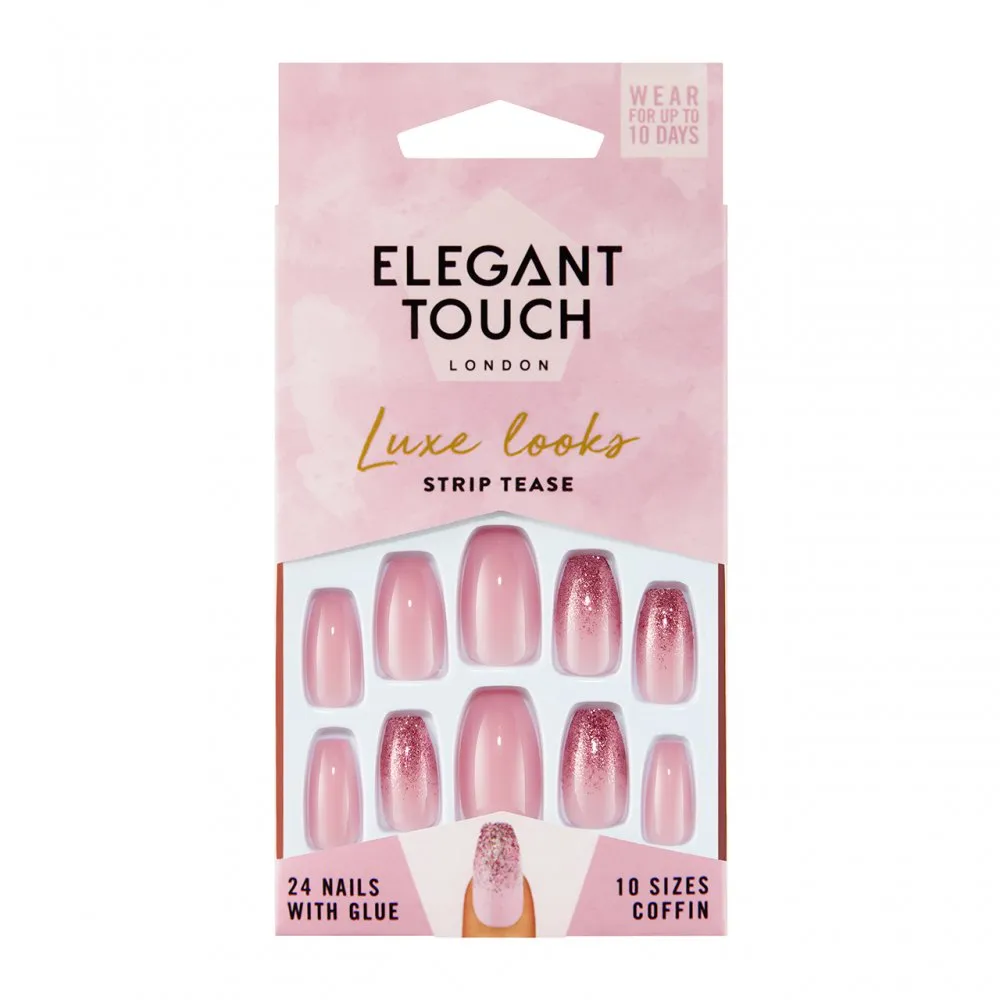 Elegant Touch Luxe Looks Nails Strip Tease