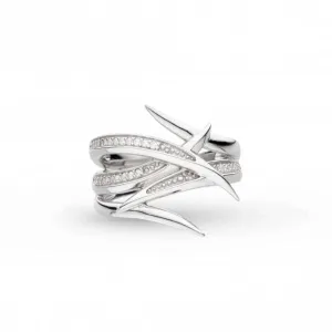 Entwine Helix Wrap Pave Ring 10237CZ