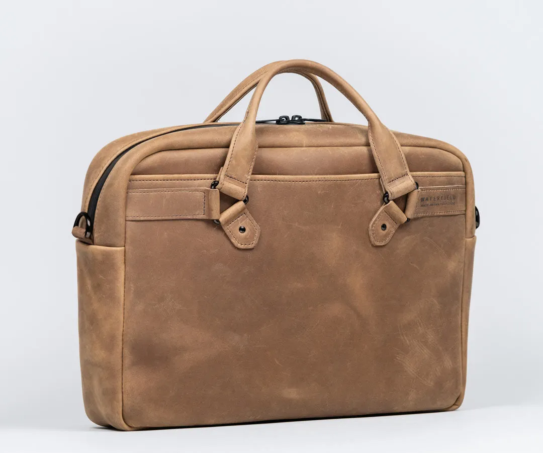 Executive Leather Laptop Briefcase