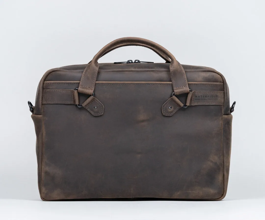 Executive Leather Laptop Briefcase