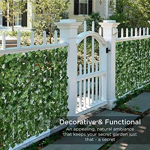 Expandable Faux Privacy Fence