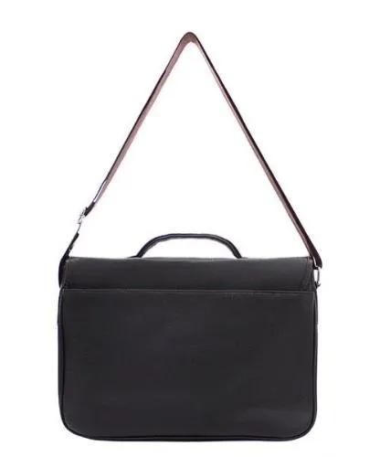 Faux Leather Laptop Bag/Briefcase