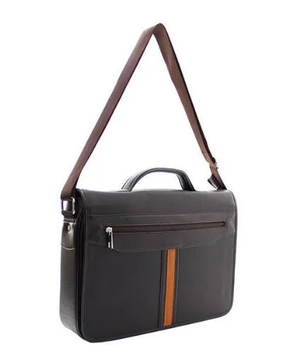 Faux Leather Laptop Bag/Briefcase