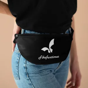 Fikafuntimes Logo Print Zipper Belt Bag