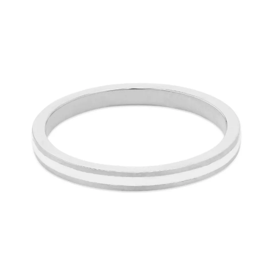 FJ0248 925 Sterling Silver Simple Ring