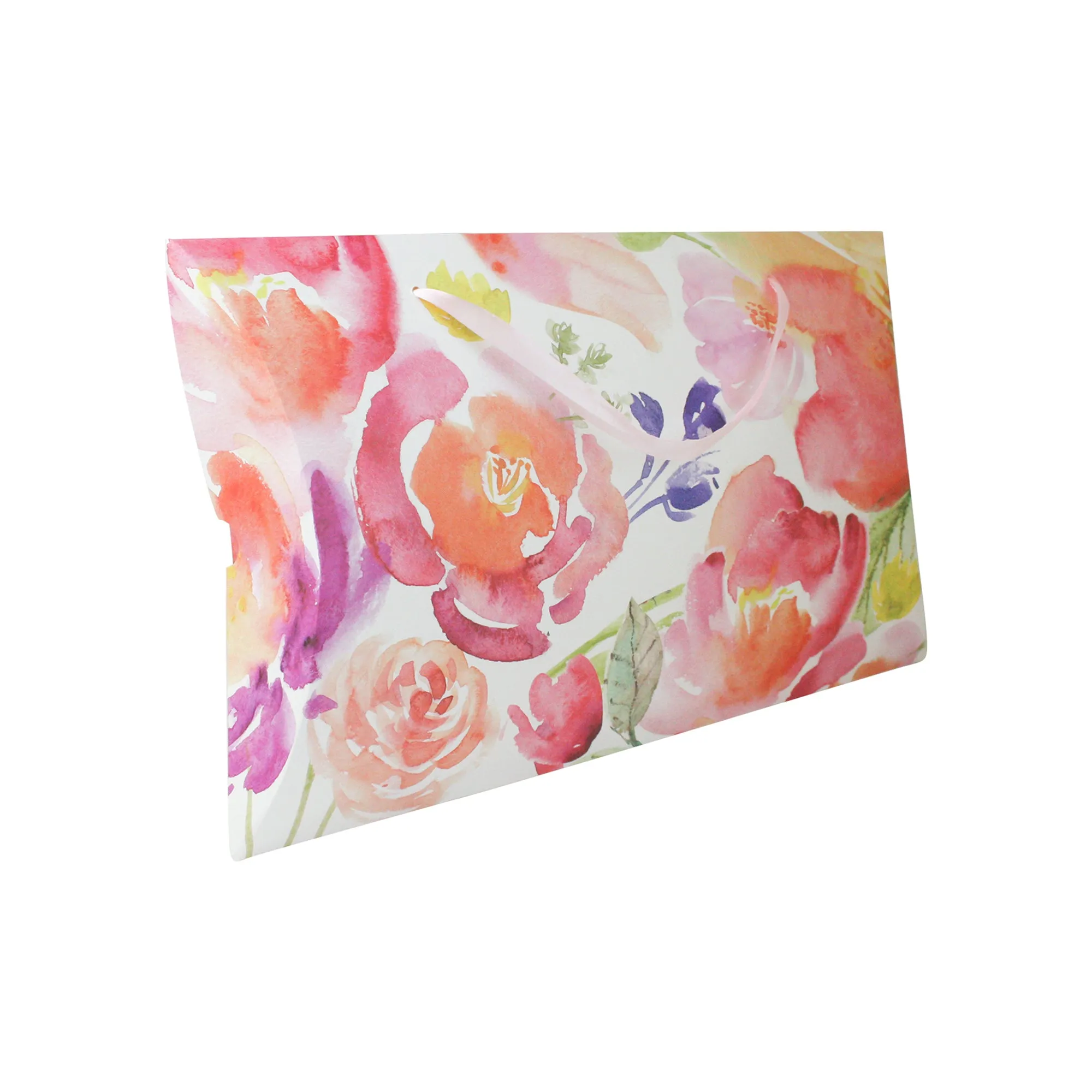 Floral Pillow Gift Bag - Set Of 4 (Assorted Colours)