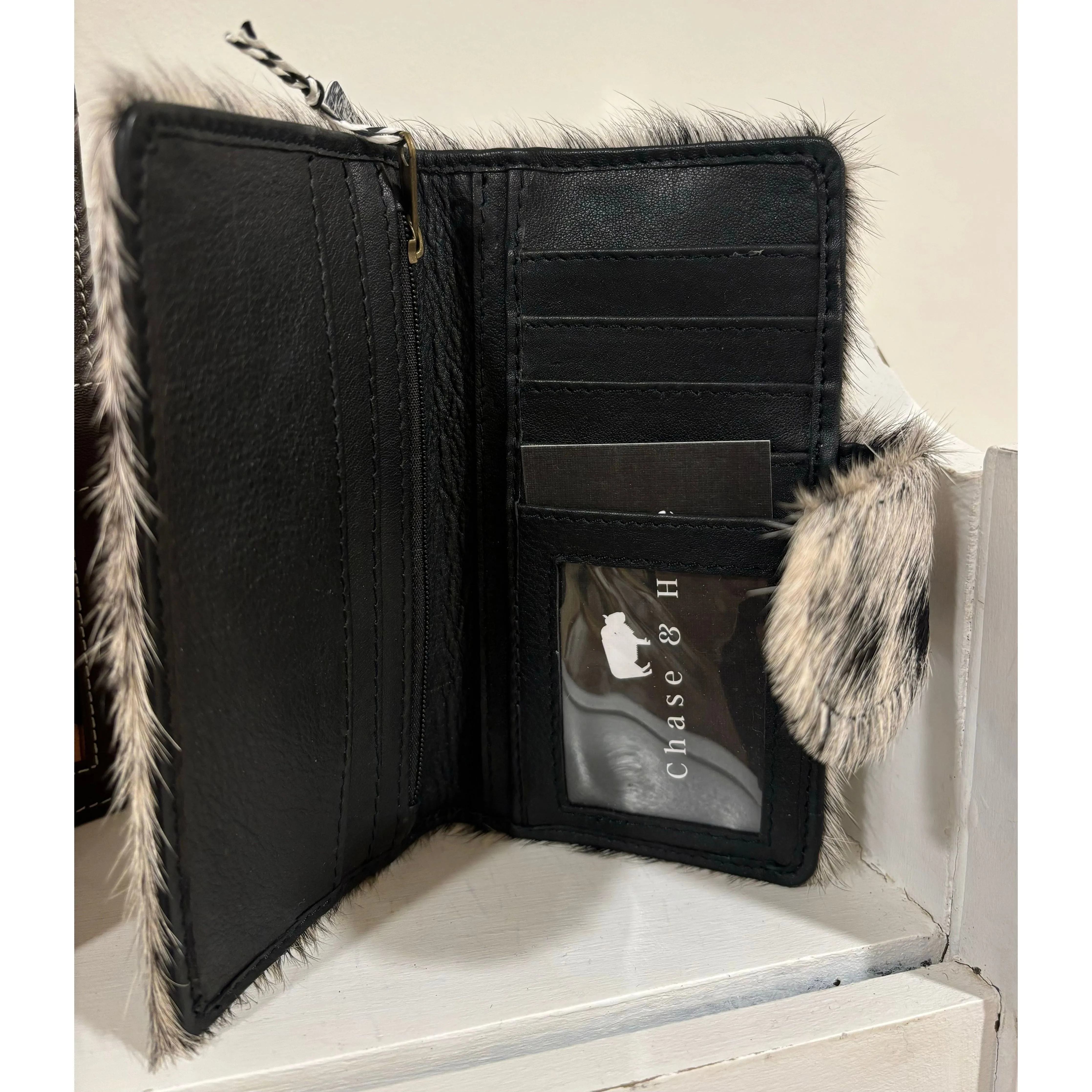 Full Cowhide Clip Wallet #w2