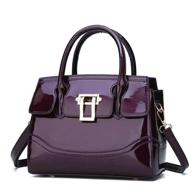 Glossy Patent Leather Handbags