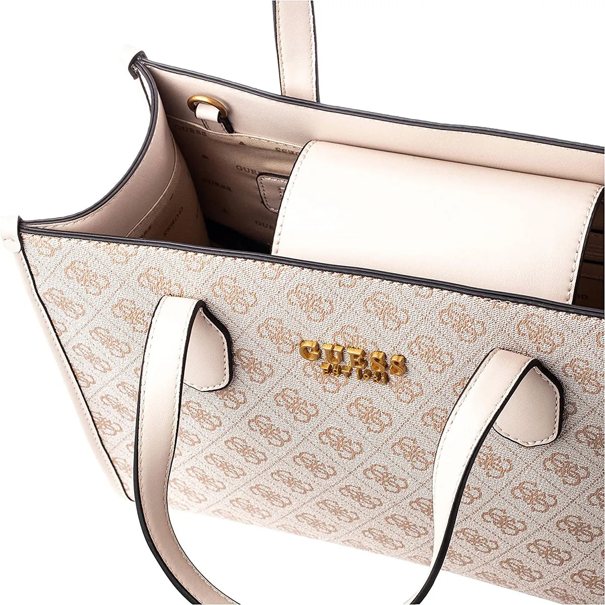 Guess Silvana 4G Bag In Cream For Women