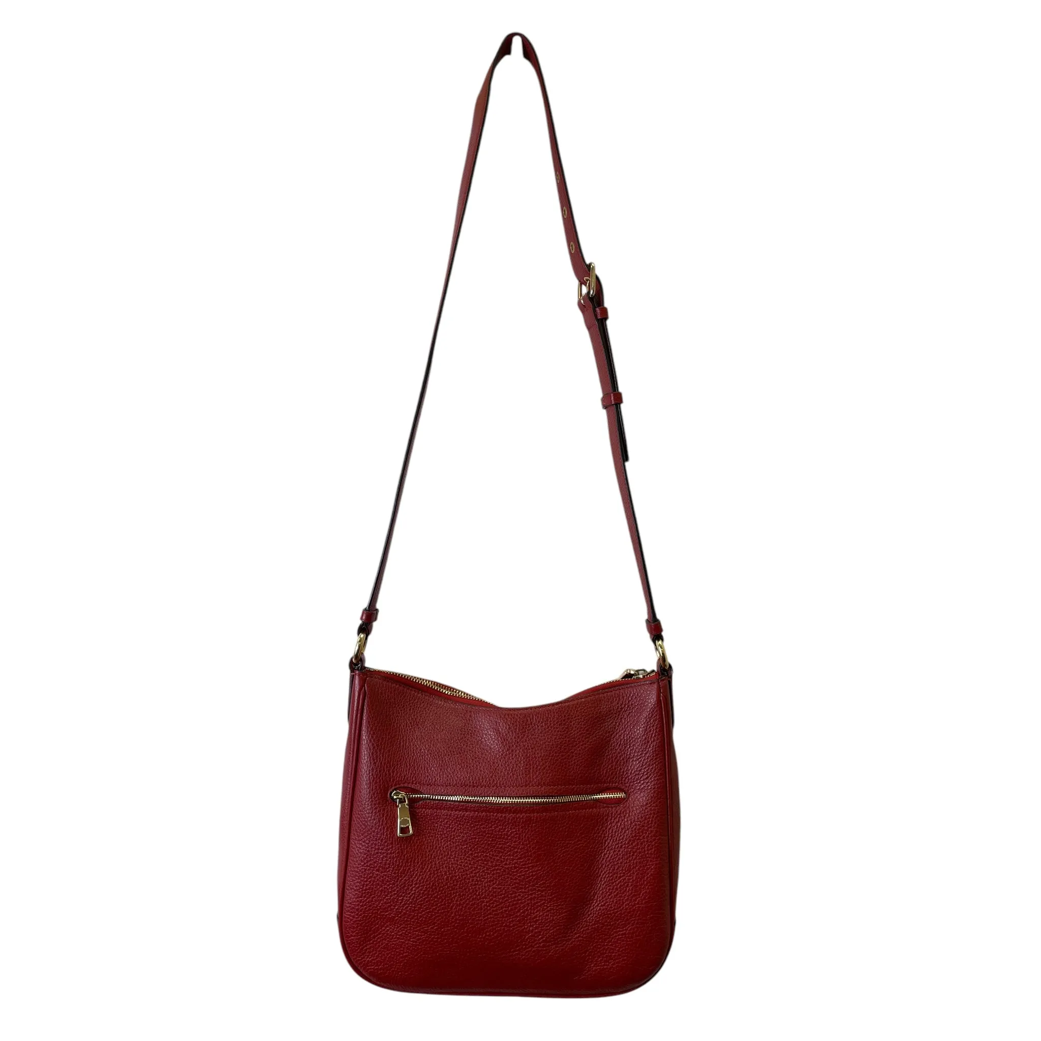 Handbag Designer By Coach In Red, Size:Medium