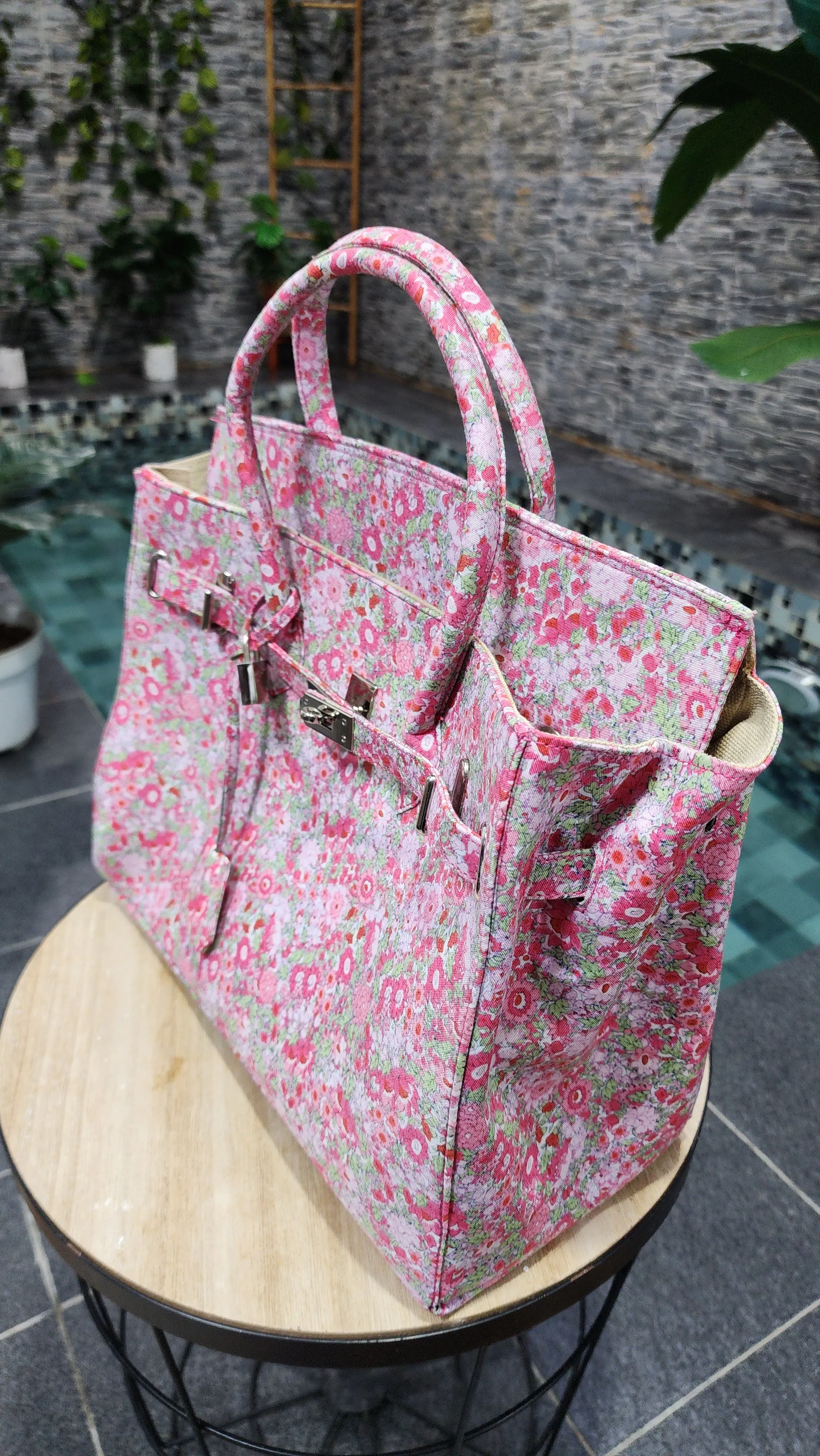 Handmade Cotton printed, Medium size (35cm)_Floral