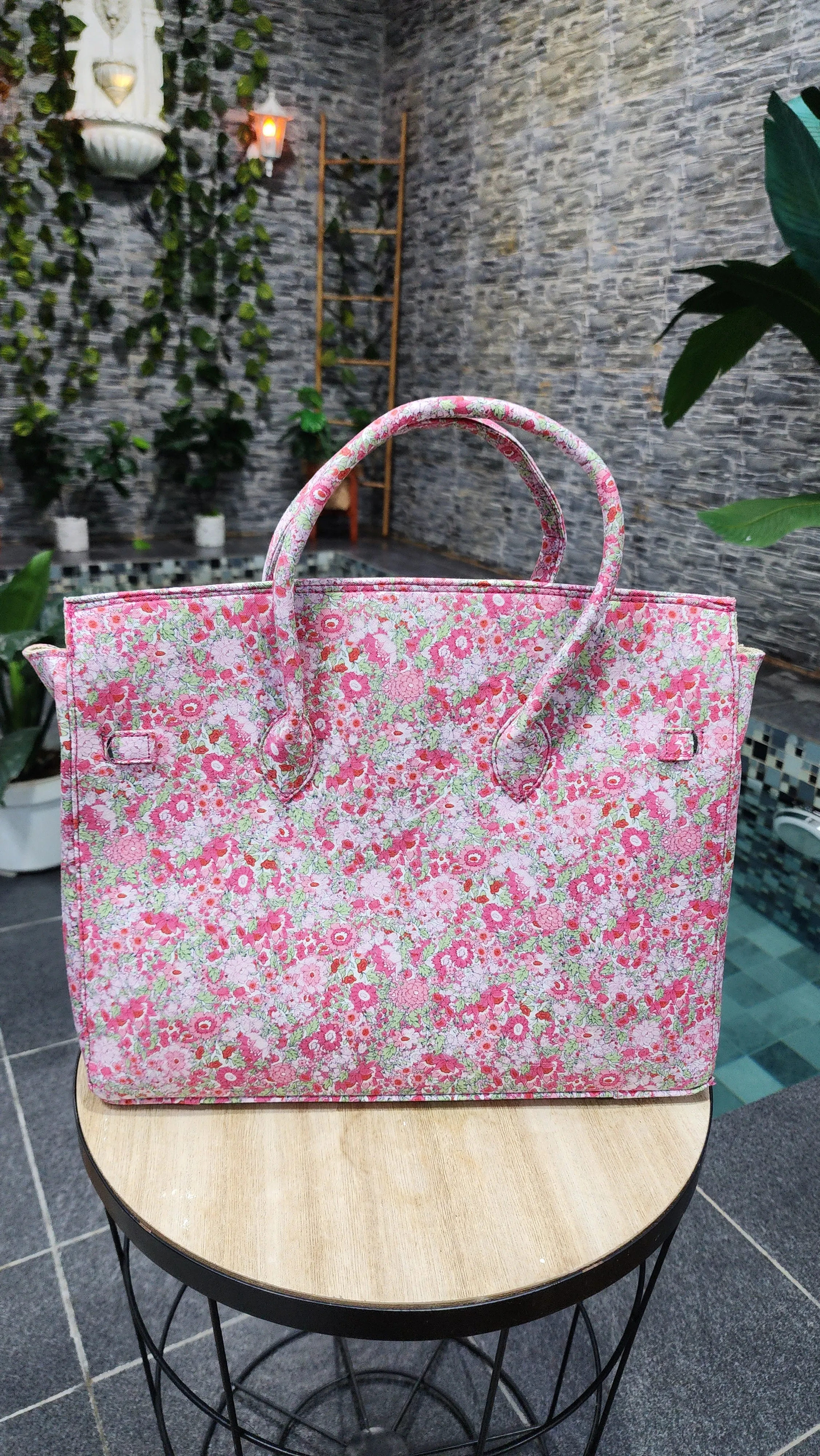 Handmade Cotton printed, Medium size (35cm)_Floral