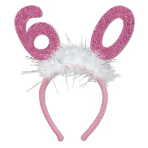 Head Boppers Pink - 60th Birthday