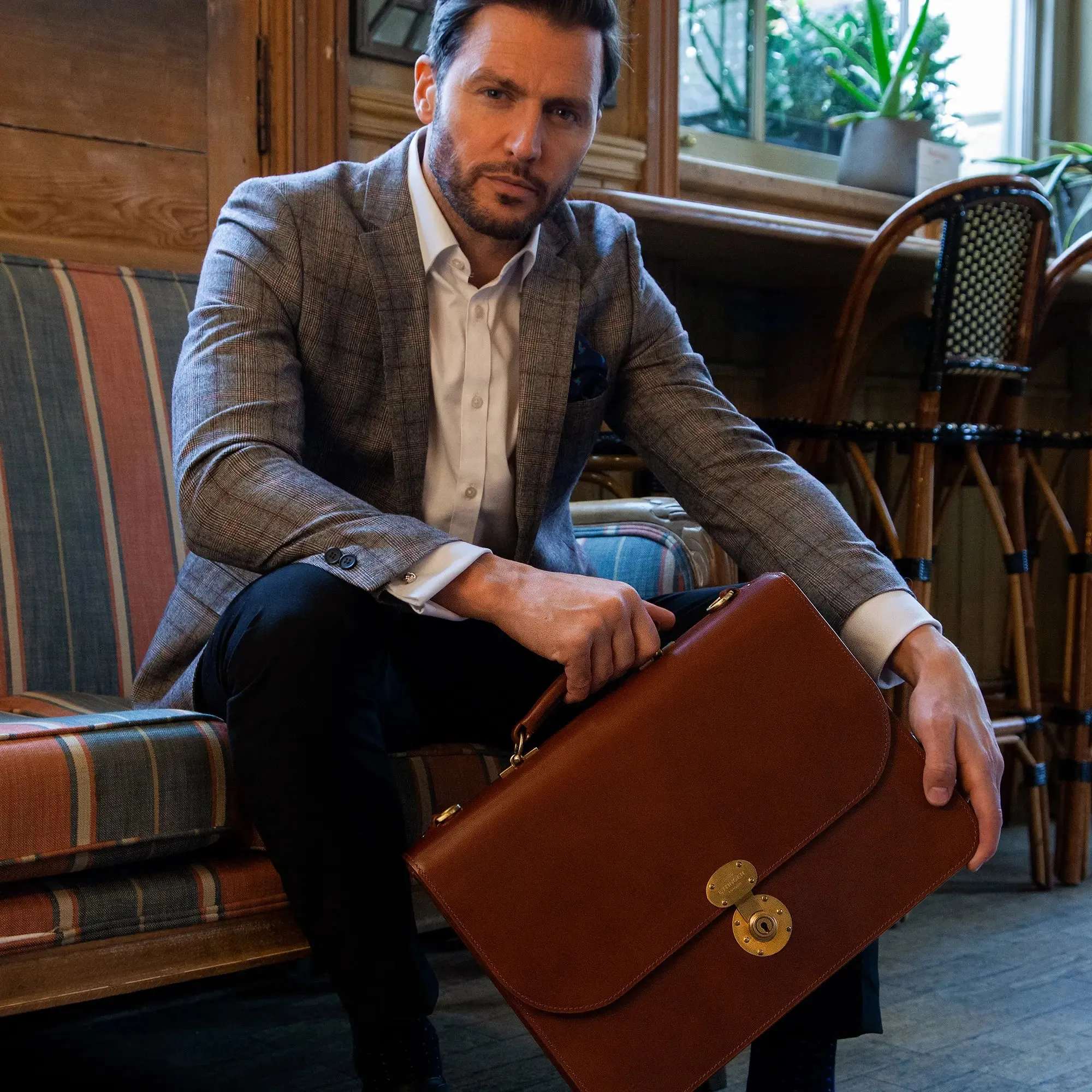 Heritage Westminster Flap-Over Briefcase