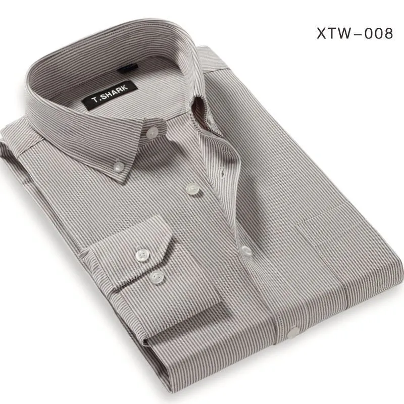 High Quality StripeLong Sleeve Shirt #XTWXX