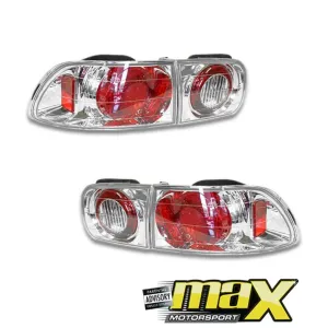 Honda Ballade (92-95) Lexus Style Taillights (Chrome)