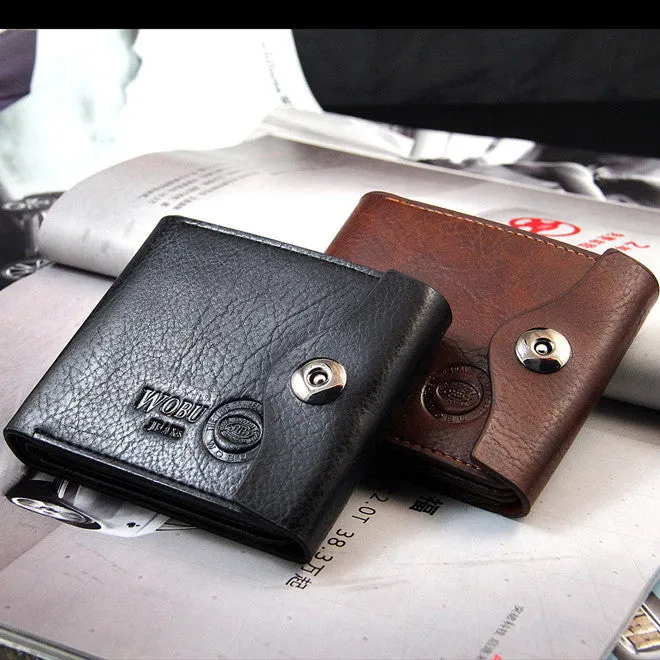 Hot Fsshion Hasp New Promotion Casual Wallets Design Genuine Leather Top Purse Men Wallet Coin Bag