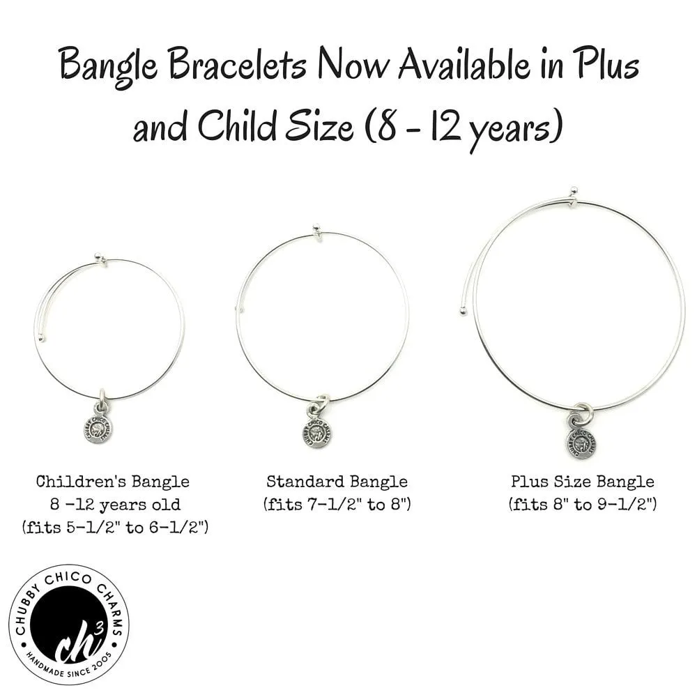 In Memory Of My Dog Expandable Bangle Bracelet Set