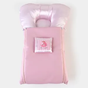 Infant Carry Nest Leather Pink