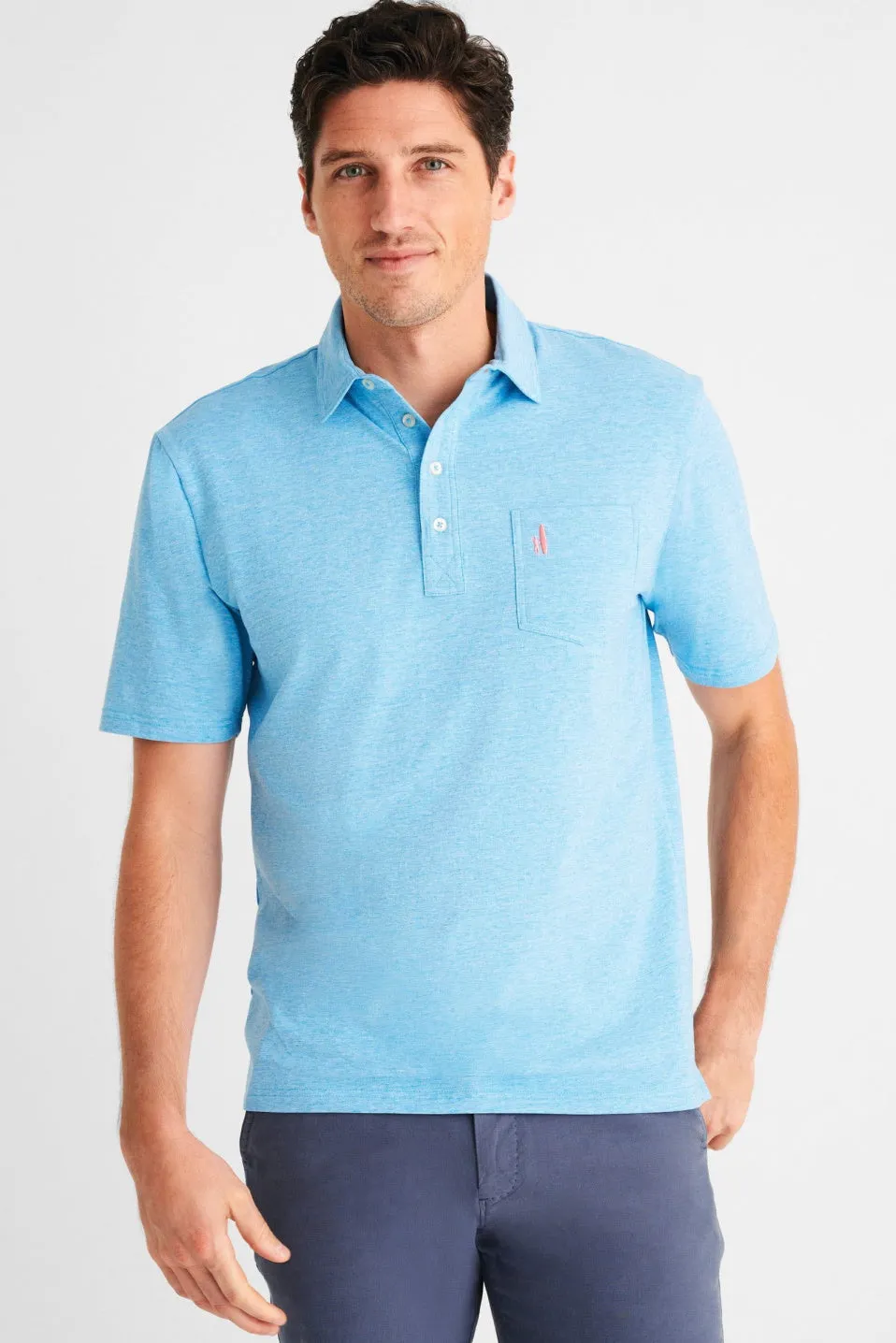 Johnnie-O Heathered Original Polo Shirt