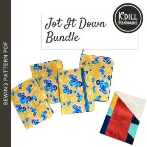 Jot It Down Notebook BUNDLE (PDF Pattern w/Video Tutorial)