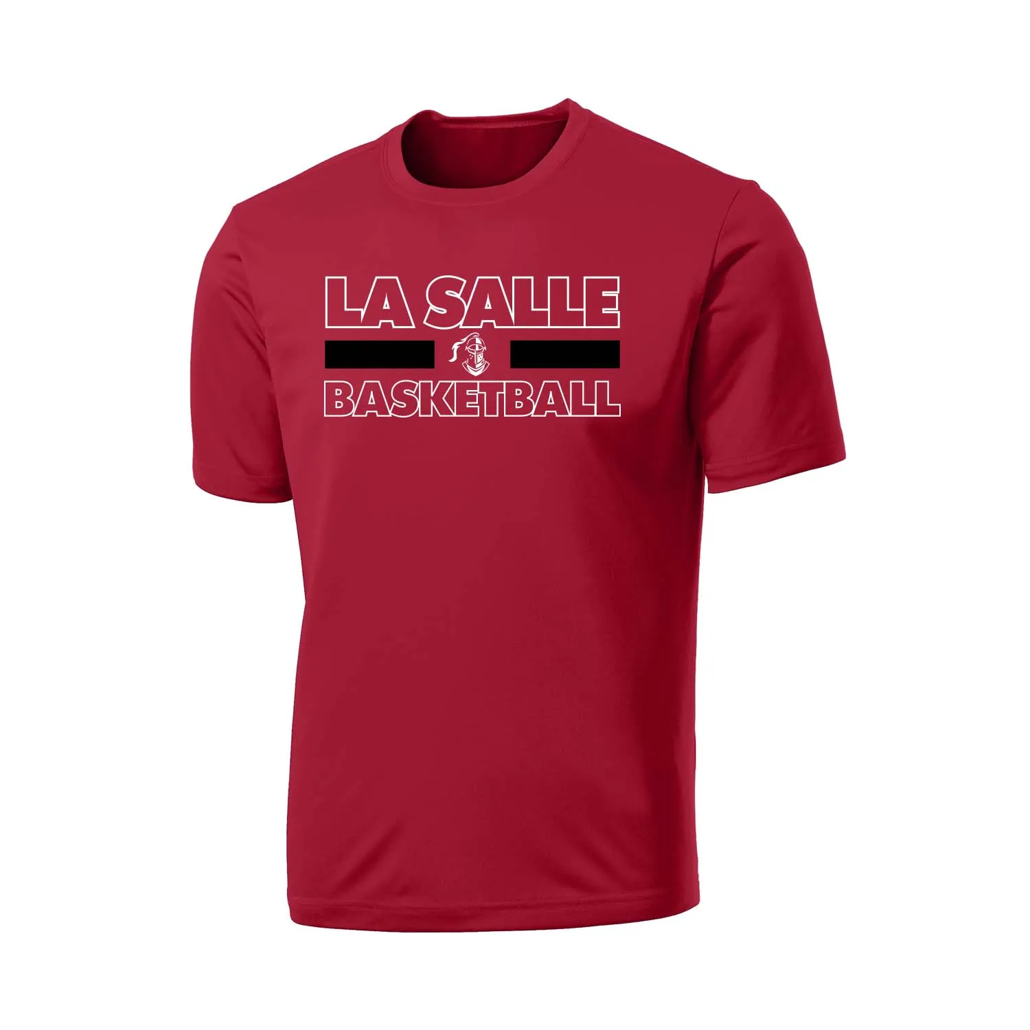 La Salle Basketball 2021 - Performance Tee - Youth/Adult (Black & Red)