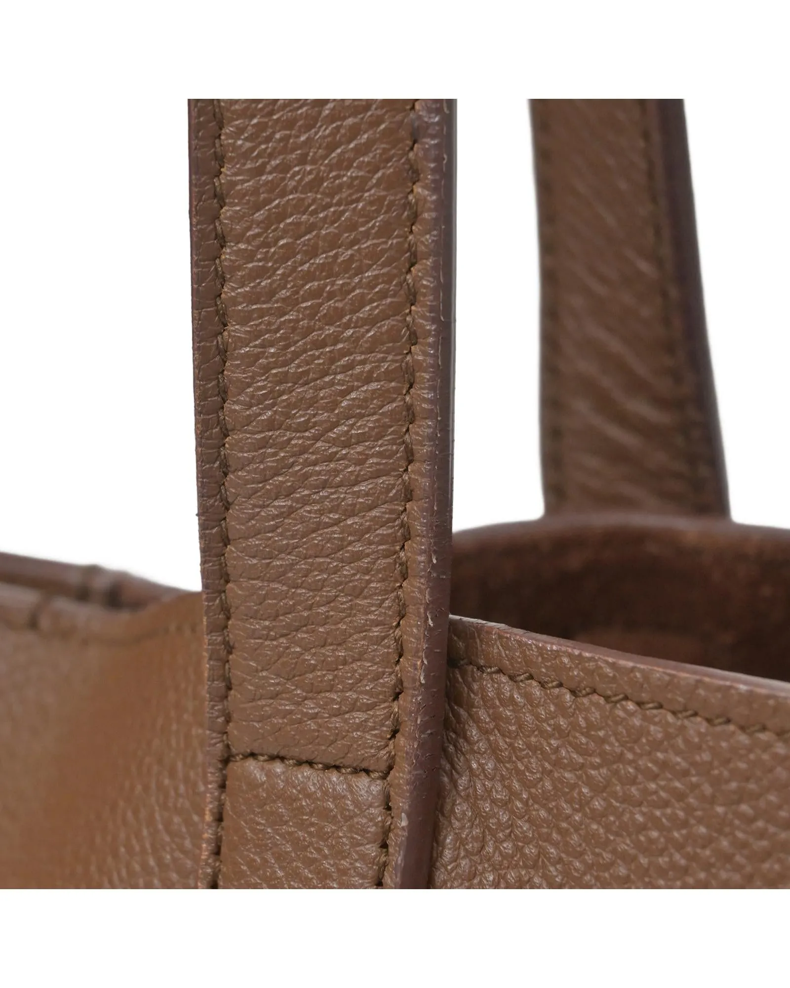 Leather N/S Shopping Tote Bag with Dust Bag