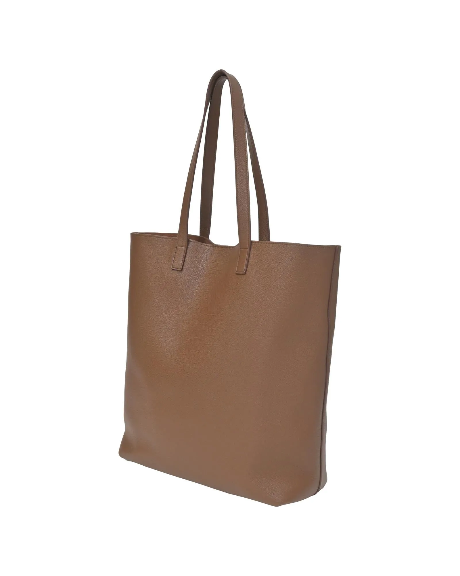 Leather N/S Shopping Tote Bag with Dust Bag