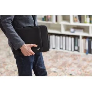 Lenovo Carrying Case Sleeve for 14" Notebook, Black, Dust Resistant Interior, Scratch Resistant Interior, Shock Resistant Interior, Scrape Resistant Interior, Hand Grip