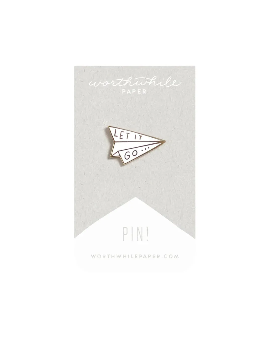 Let It Go Enamel Pin