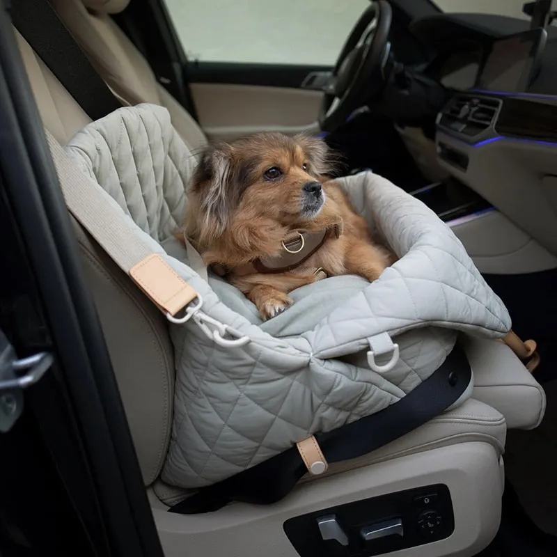 Luxury Pet Dog Carrier Bag | Cat Tote Bag | Travel Safety Dog Car Seat | Detachable Pet Bed Nest | Dog Accessories | Pet Booster