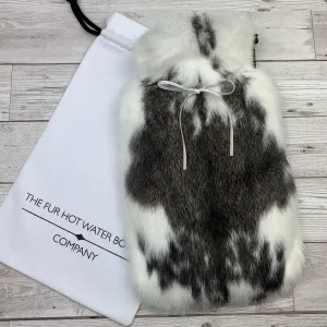 Luxury Rabbit Fur Hot Water Bottle | Snuggle into pure warmth