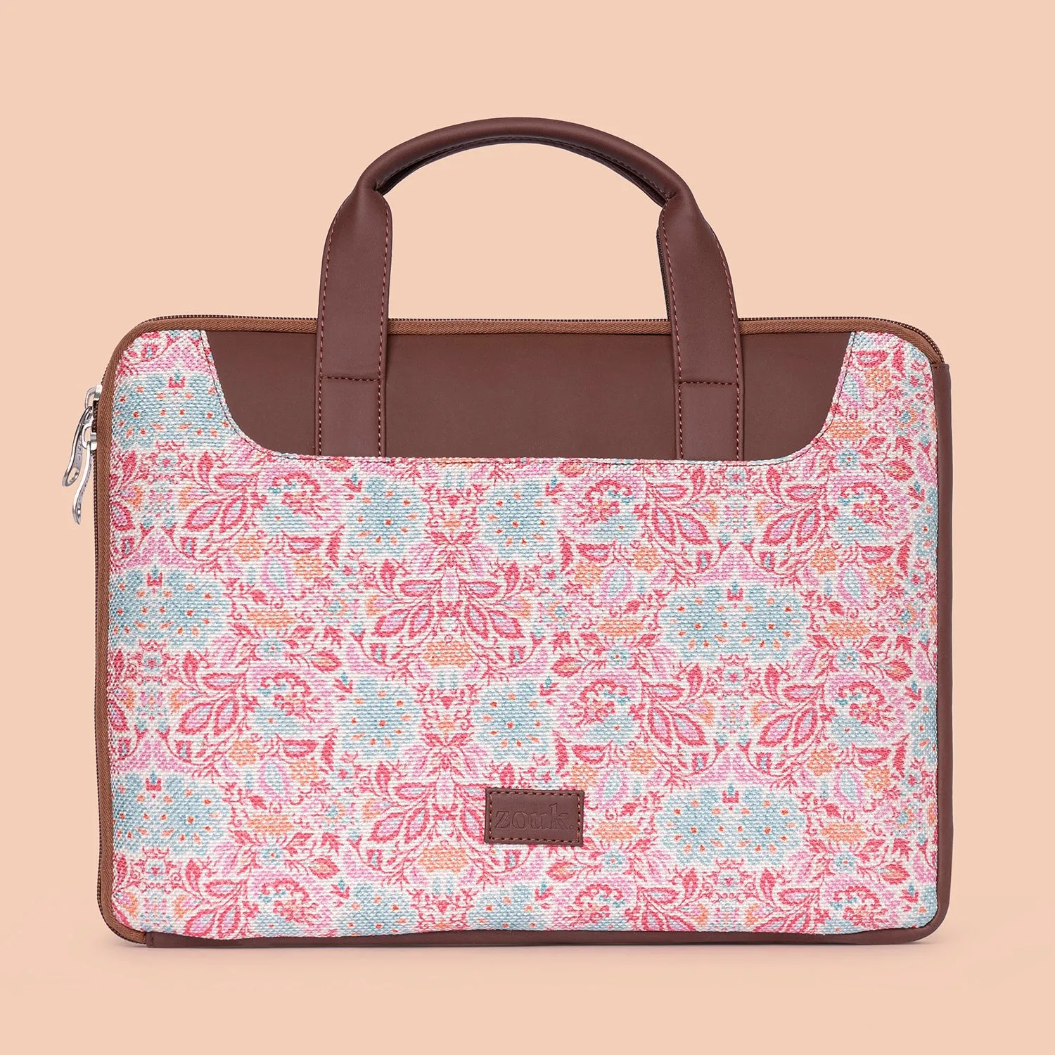 Mangalore Blossoms L-Zippered Laptop Sleeve