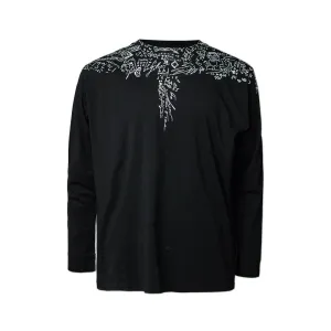 Marcelo Burlon Sketches Wings Long-Sleeve Black