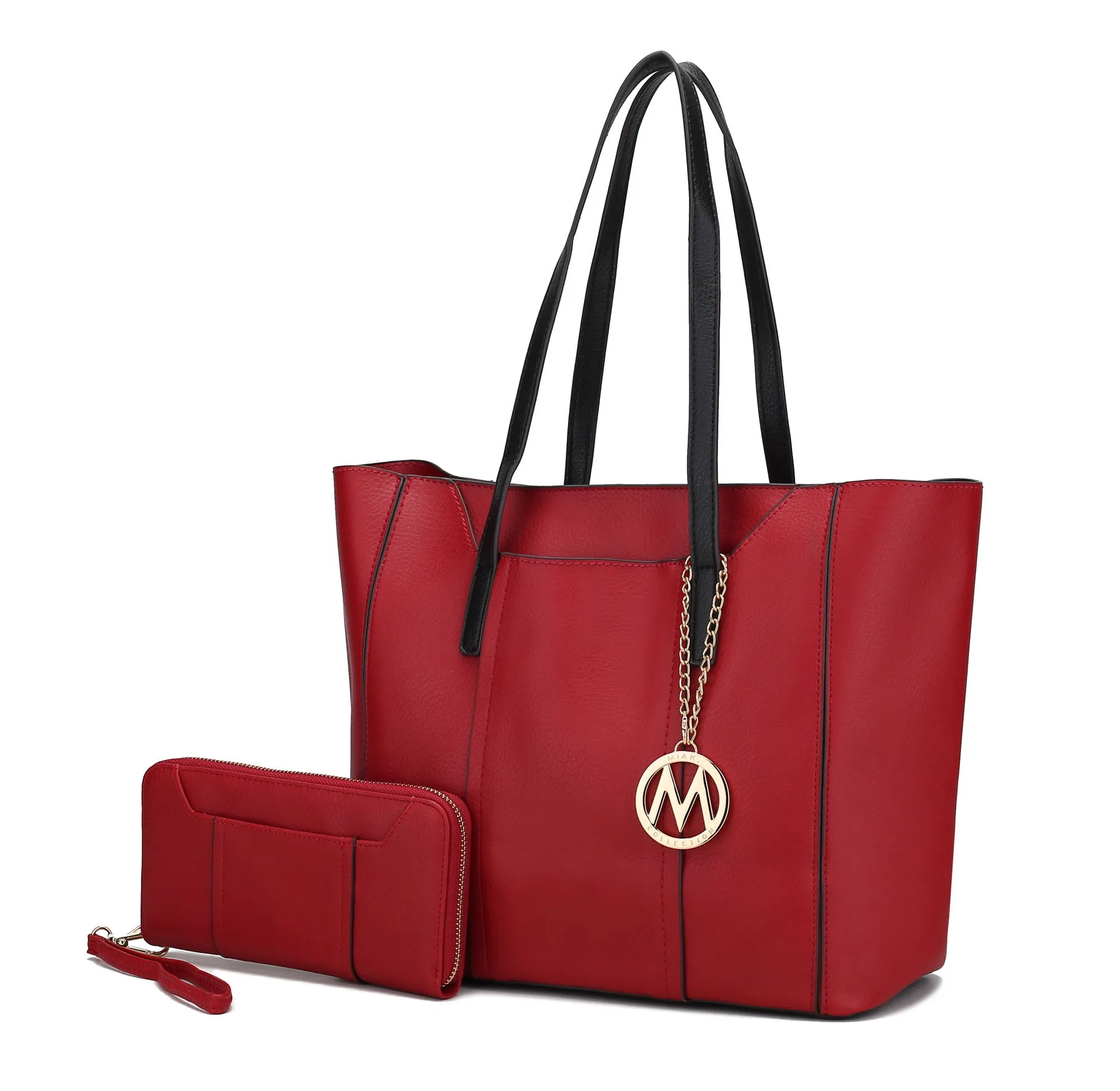 MKF Collection Dinah Light Weight Tote Handbag with Wallet by Mia K