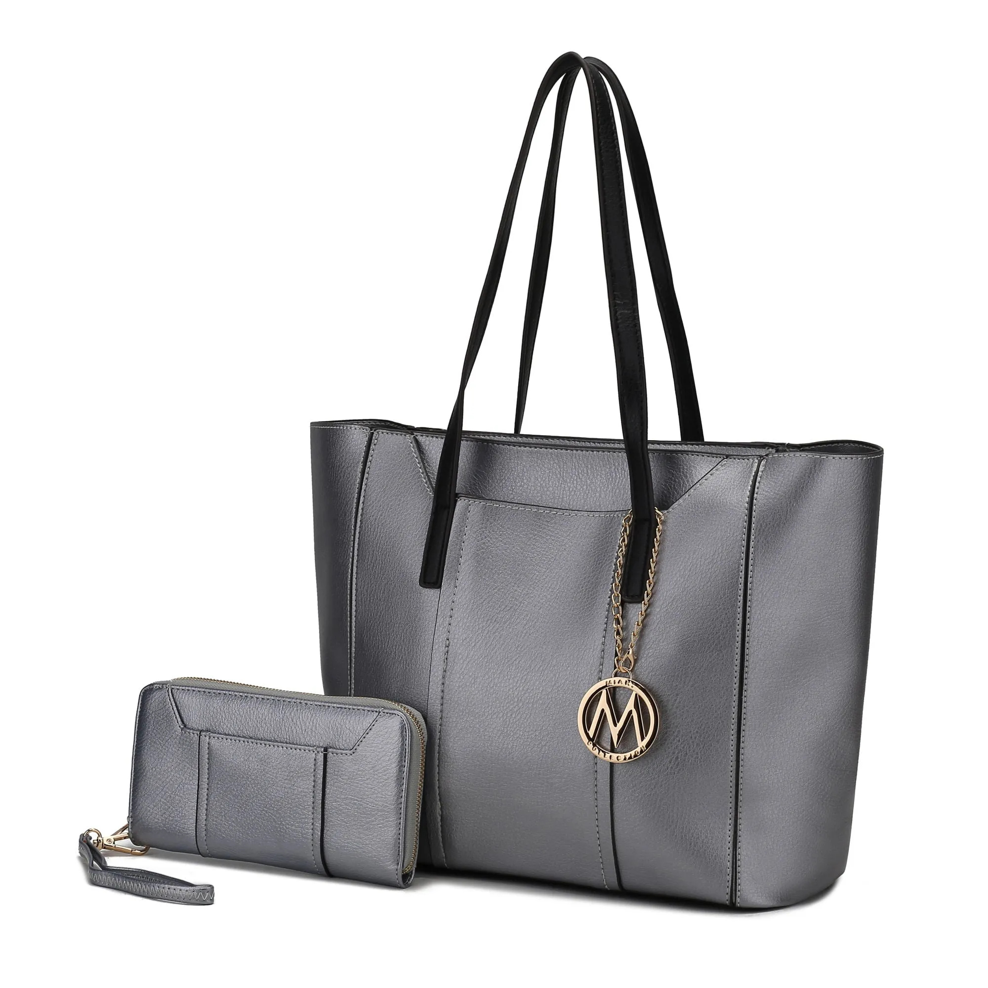 MKF Collection Dinah Light Weight Tote Handbag with Wallet by Mia K