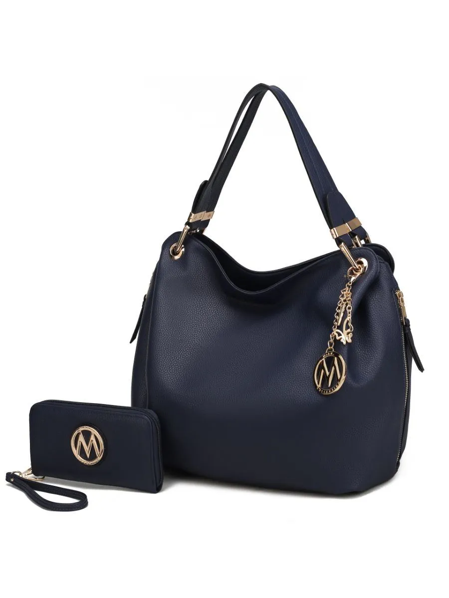 MKF Collection Fabienne Hobo Bag with Wallet by Mia k