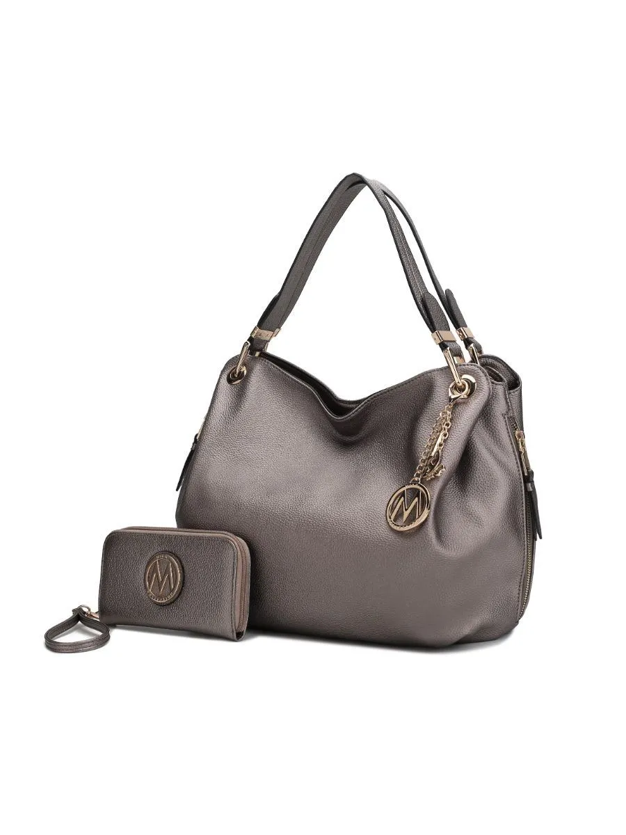 MKF Collection Fabienne Hobo Bag with Wallet by Mia k