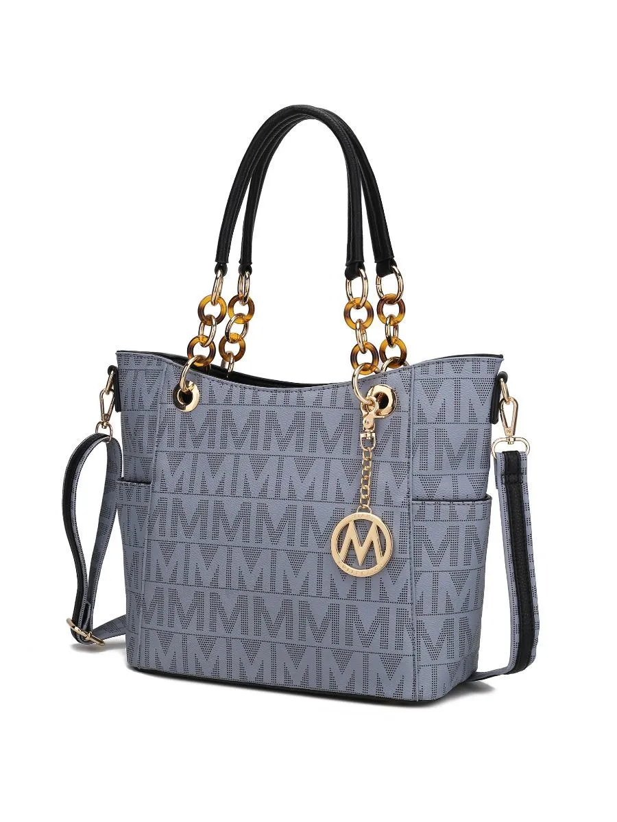 MKF Collection Kissaten Milan M Signature Tote Handbag by Mia k