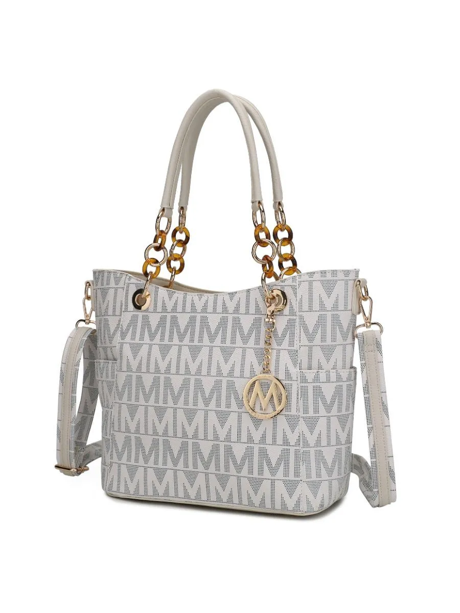 MKF Collection Kissaten Milan M Signature Tote Handbag by Mia k