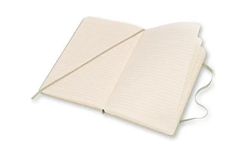 Moleskine Classic Notebook, Large, Ruled, Willow Green, Hard Cover (5 x 8.25)