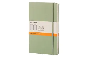 Moleskine Classic Notebook, Large, Ruled, Willow Green, Hard Cover (5 x 8.25)