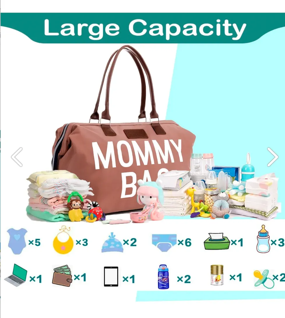 Mommy Diaper Bag for Hospital & Travel,Baby Care (PINK)