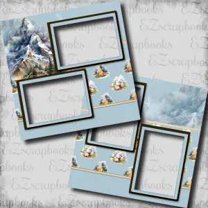 Mountain Memories - EZ Digital Scrapbook Pages - INSTANT DOWNLOAD