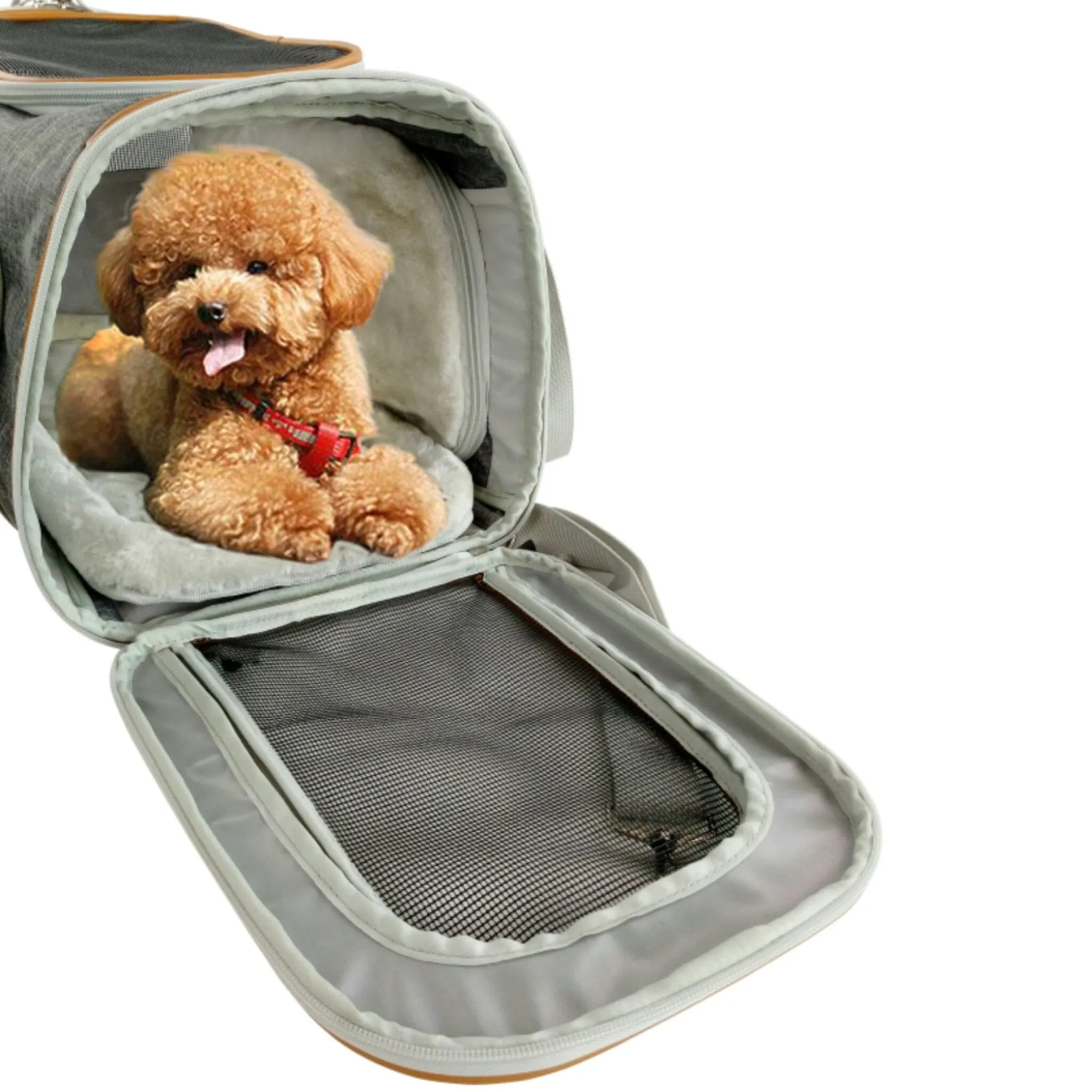 Mr. Peanut's Platinum Series Double Expandable Pet Carrier