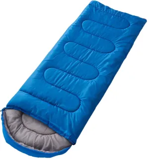 Mummy Sleeping Bag 7' Thick Comfortable Camping Backpacking Sleep Sack, 20F Blue