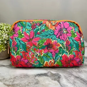 Nylon Belt Bag - Crossbody   Fanny - Floral Orange